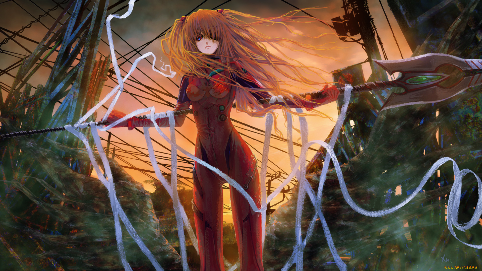 Обои Аниме Evangelion, обои для рабочего стола, фотографии аниме, evangelion,  asuka, langley Обои для рабочего стола, скачать обои картинки заставки на  рабочий стол.